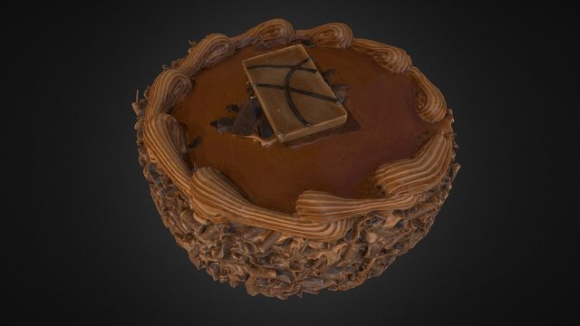 Chocolate Cake Model 3D Model