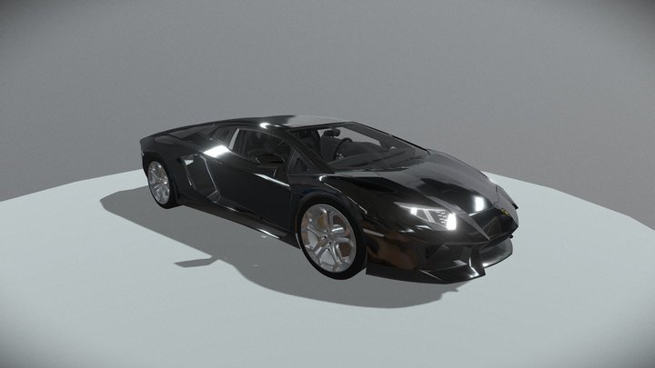 Lamborghini Black Edition 3D Model