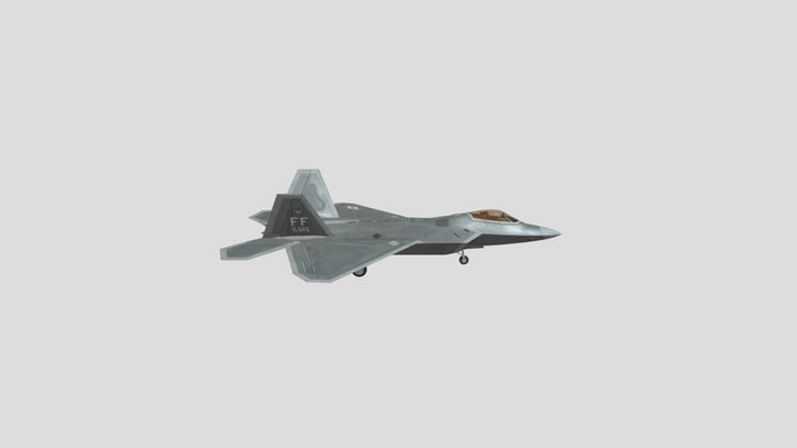 F-22 raptor also pretty cool right? 3D Model
