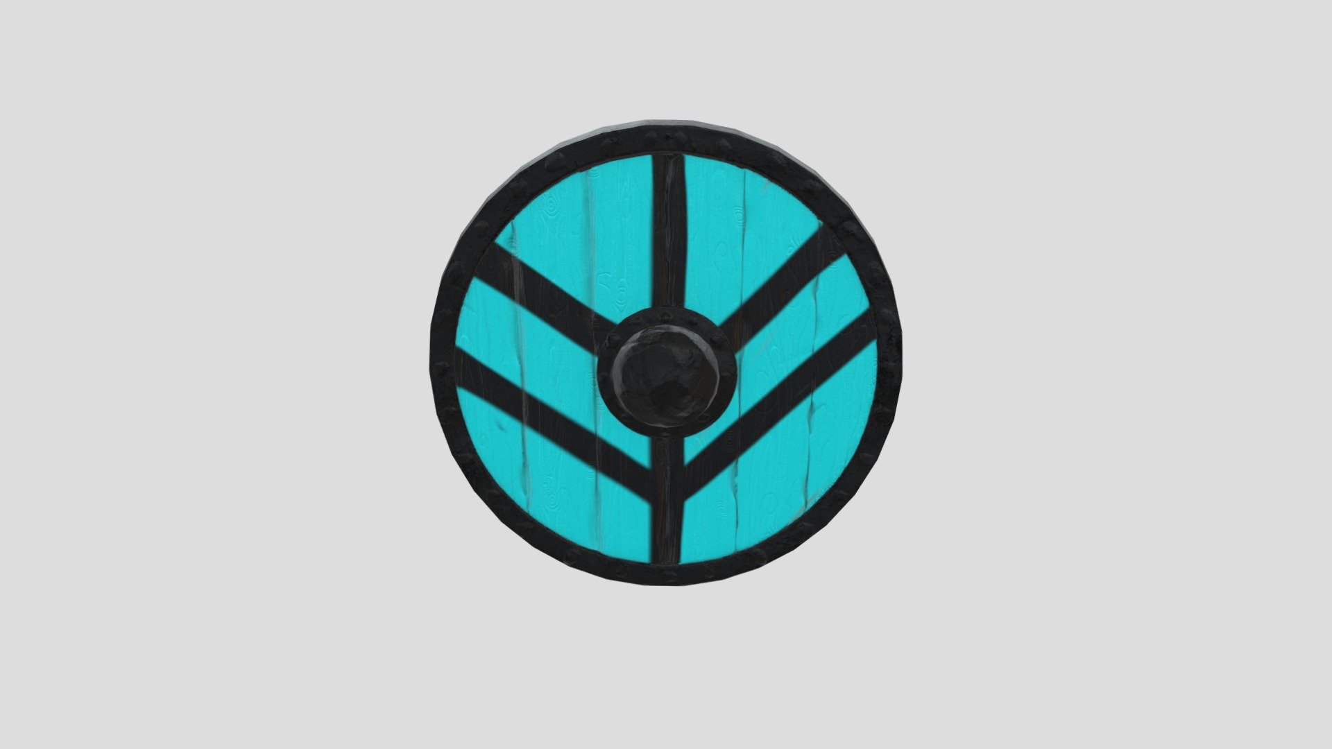 Viking Shield v.2 (Low-Poly)