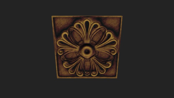 Temple Tile 3D Model