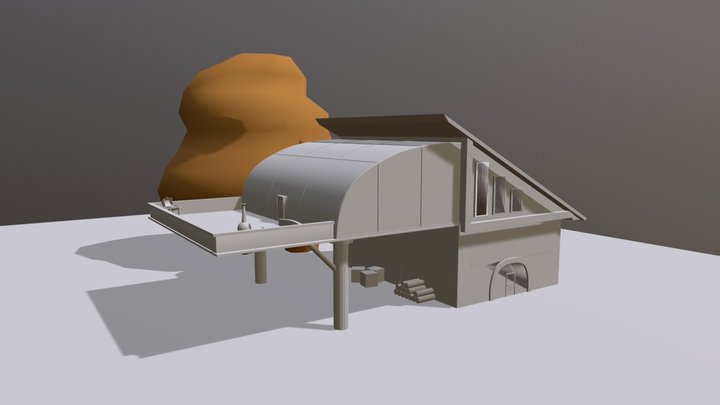 House In The Open 3D Model