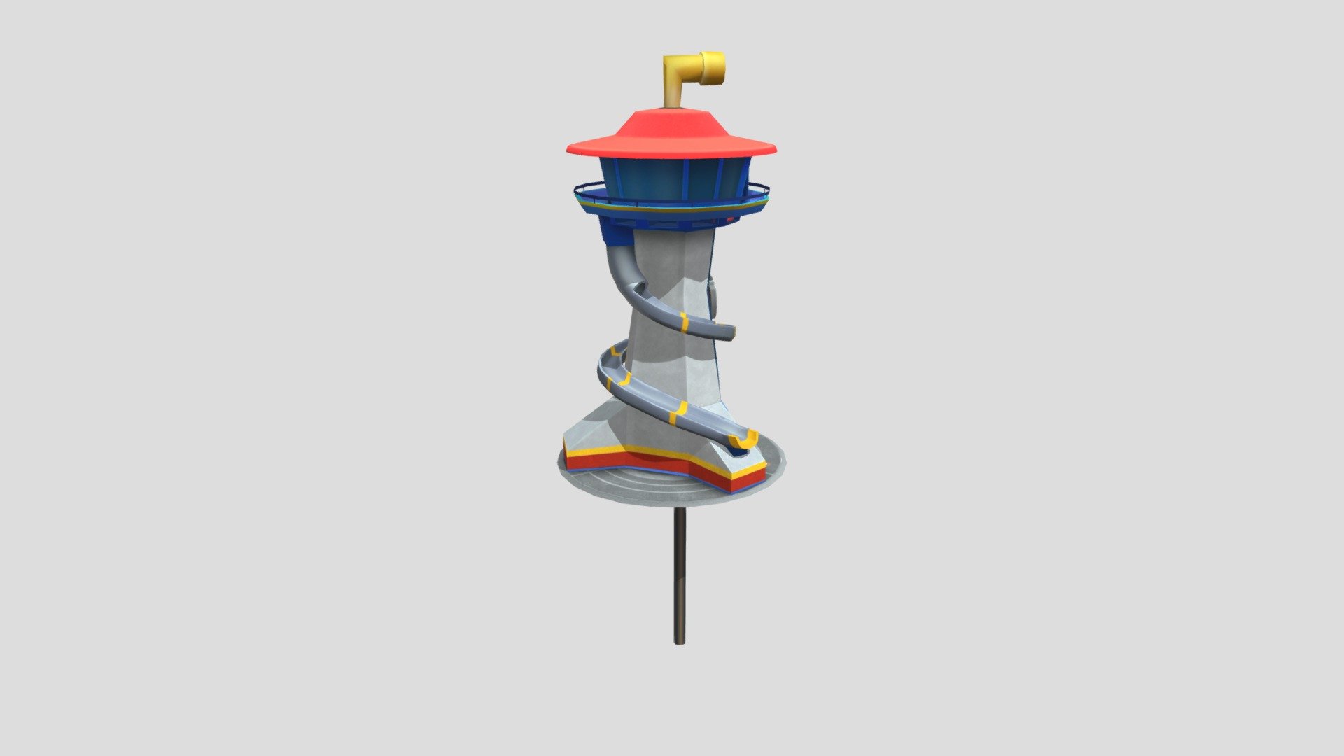 Mobile - PAW Patrol Rescue World - Lookout Tower - 3D model by julian ...