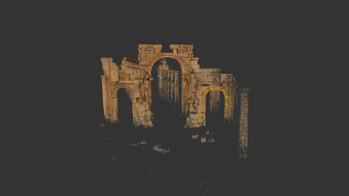 Monumental Arch of Palmyra 3D Model