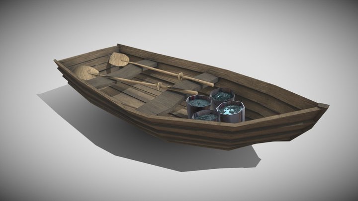 Fisherboat 3D Model
