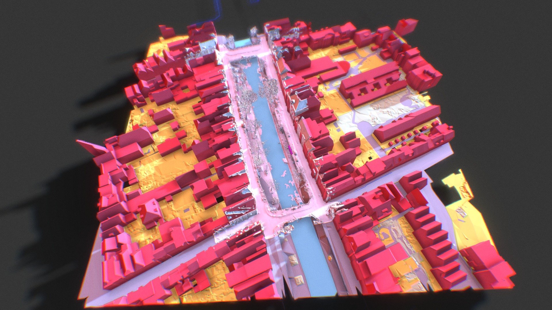 Oudegracht, Utrecht in 3D
