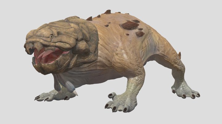 Prehistoric Dragon 3D Model