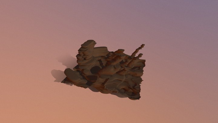 Canyon Landscape V1 3D Model