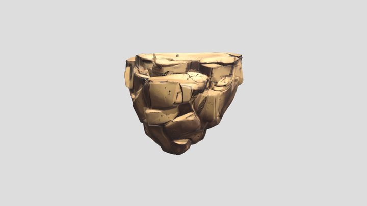 바위 3D Model