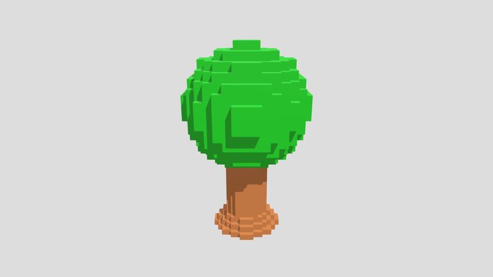 Block Tree 3D Model
