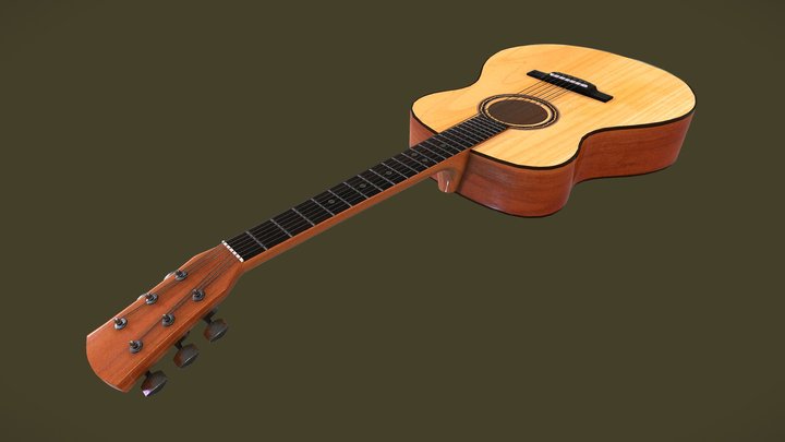 guitare 3D Model
