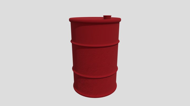 Explosivebarrel 3D Model