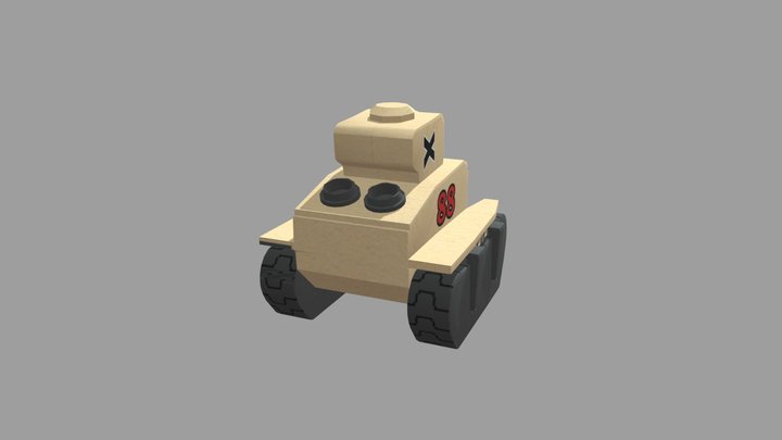 Tank Re- Sub 3D Model
