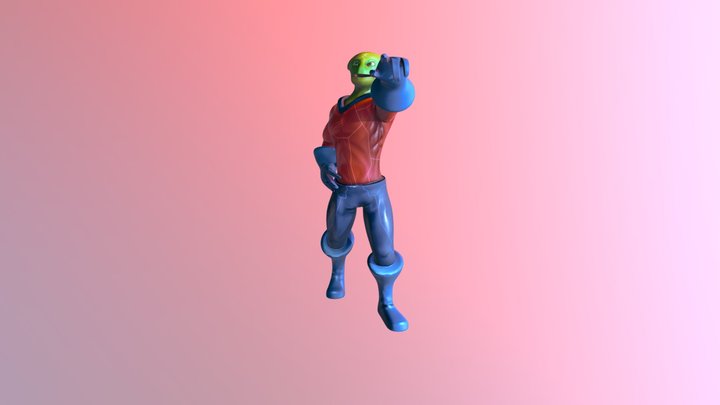 Alien Character 3D Model