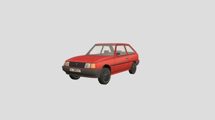 Zaz Tavria (low-poly) – Free 3D Model STL