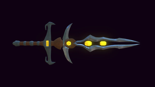 'Realistic' Guardians Blade 3D Model