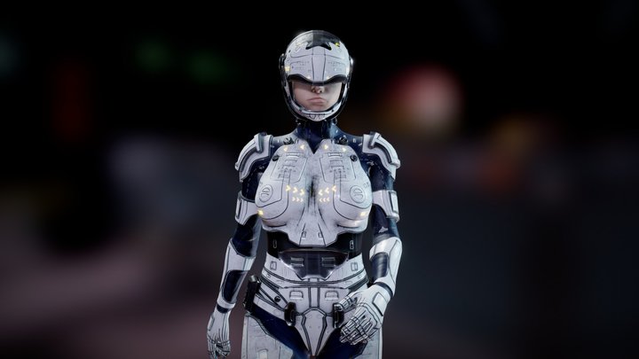 Armor Cyber X91 By Oscar creativo 3D Model