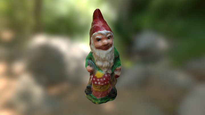 Garden Gnome 3D Model