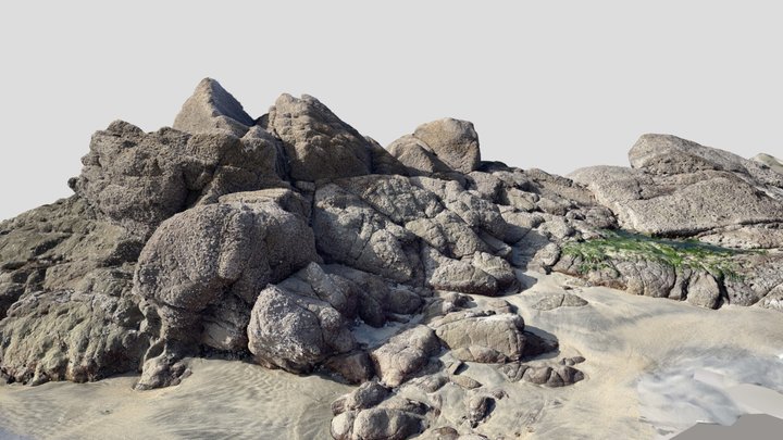 Rosarita - Beach Rocks 1 3D Model