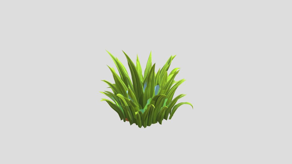 Emerald Grass Tufts