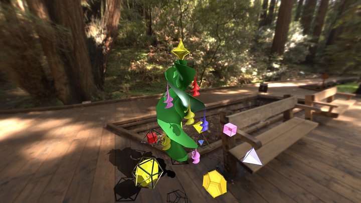 composizione natalizia 3D Model