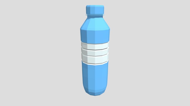 Water Bottle 3D Model