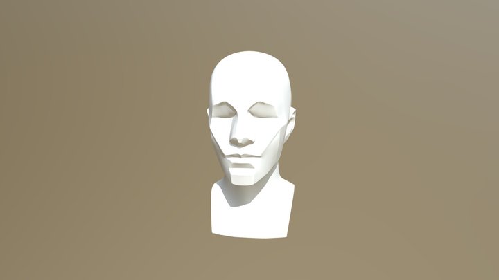 Simple Asaro Head01 3D Model