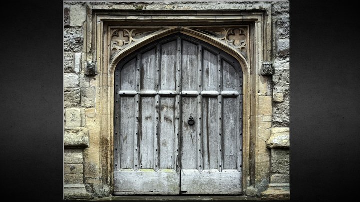 St Helen's Church Abingdon, West Door 3D Model