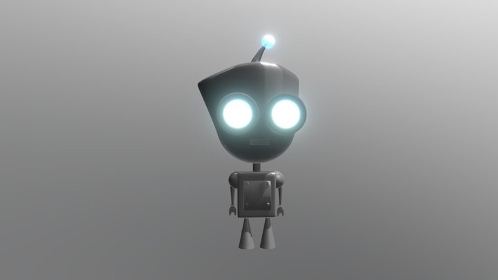 Personaje-Gir-Invasor Zim 3D Model
