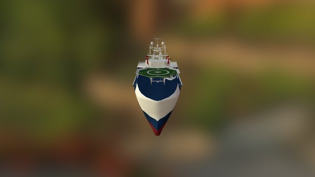 Test Ship 3D Model