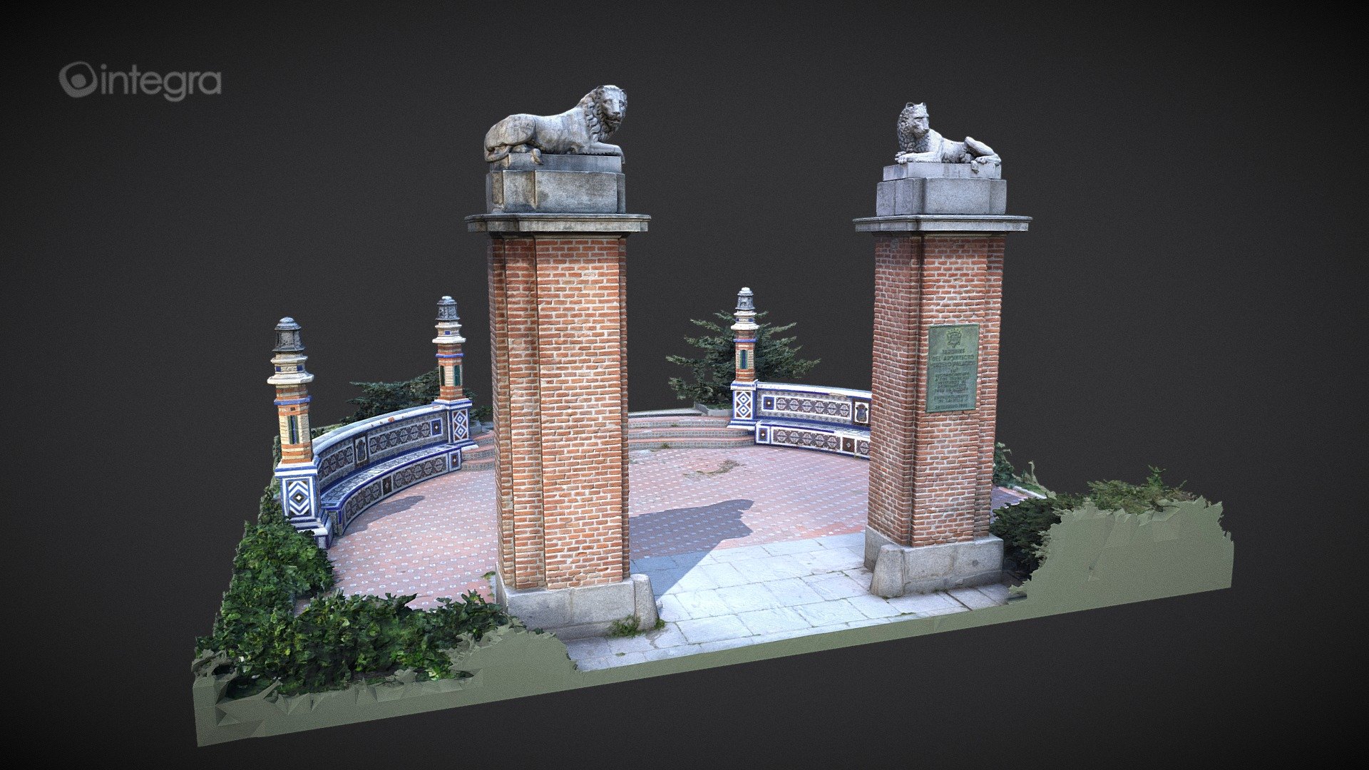 Entrada Casa de Fieras - Parque del Retiro - 3D model by Integra ...