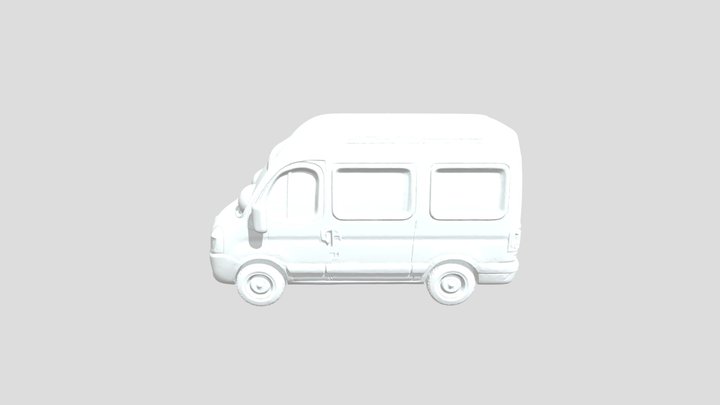 Cartoon Van Adventure 3D Model