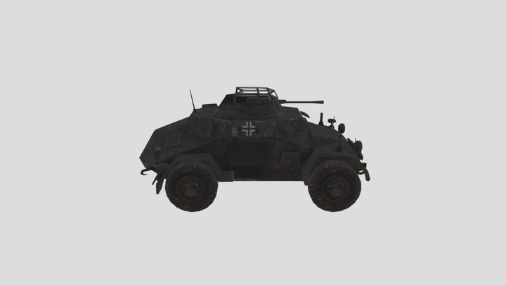 SDKFZ 222 3D Model