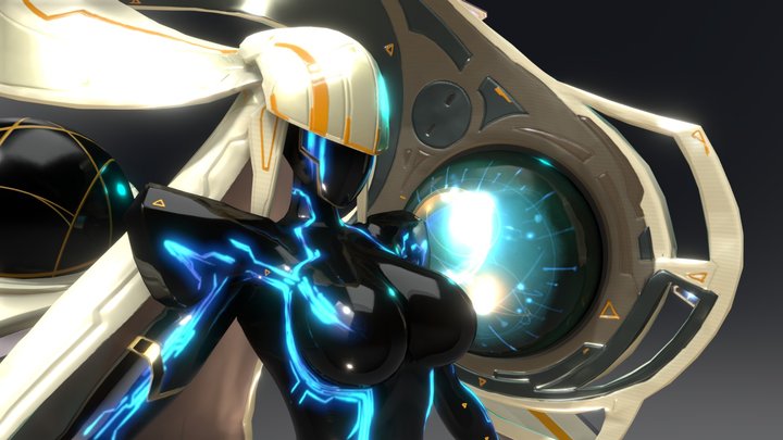 Aeda Type-G (Last Origin) 3D Model