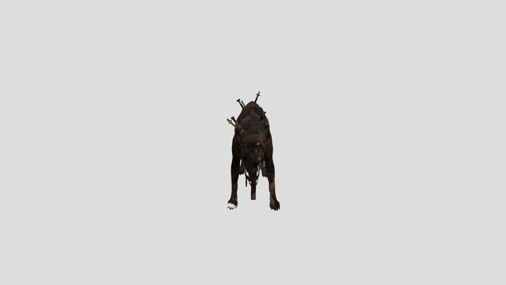 Zombie-dog 3D Model