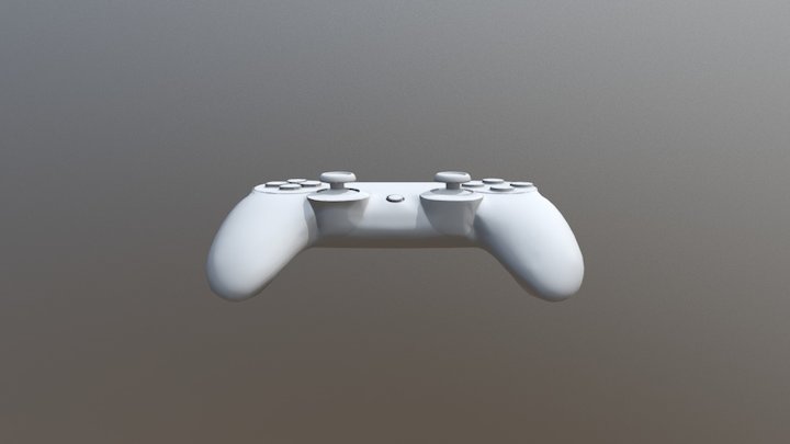 Low poly controller 3D Model