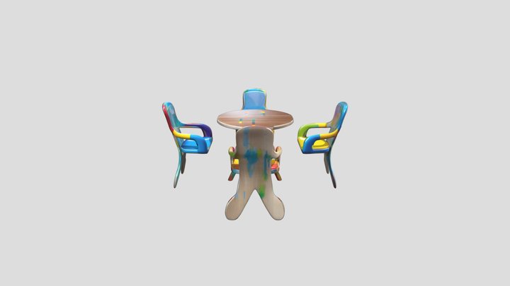 IA EN 3D: MOBILIARIO ESCOLAR – Free 3D Model STL