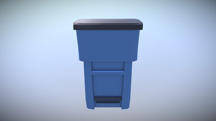 Trash Can Final 3D Model