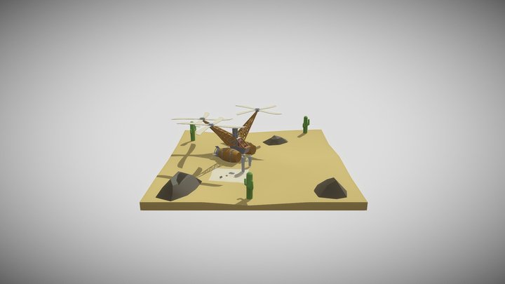 Scena Micul Print 3D Model