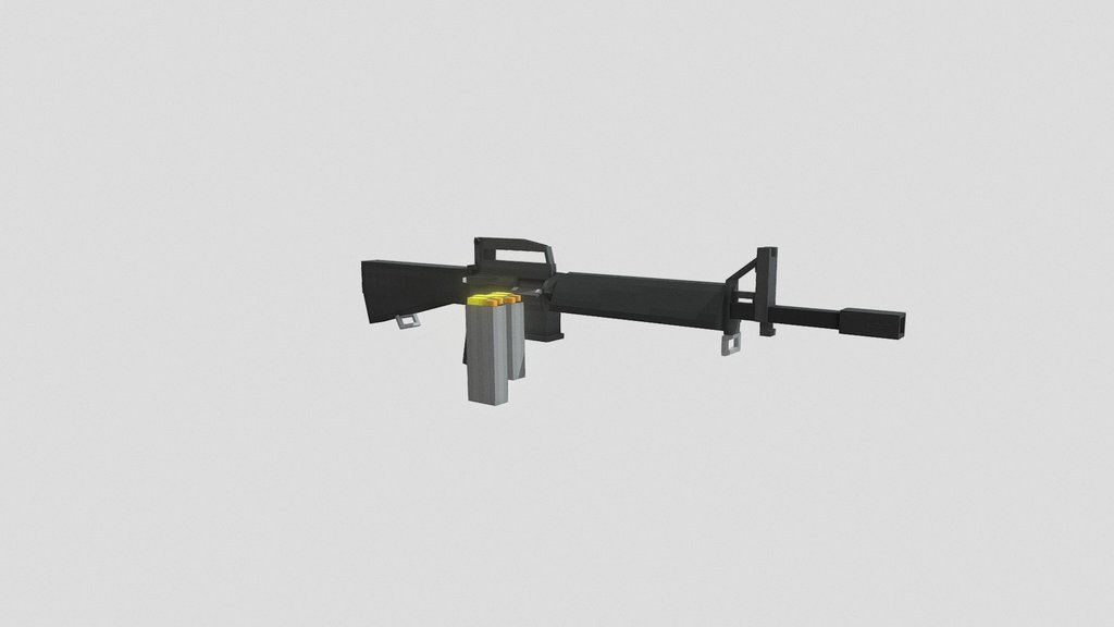 M16A1 + M7 Bayonet