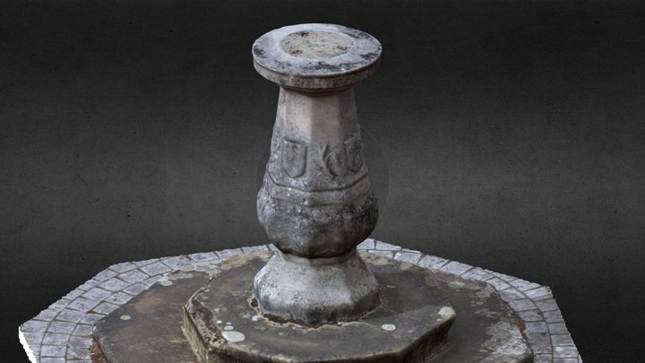 Old fountain in the East Park 3D Model