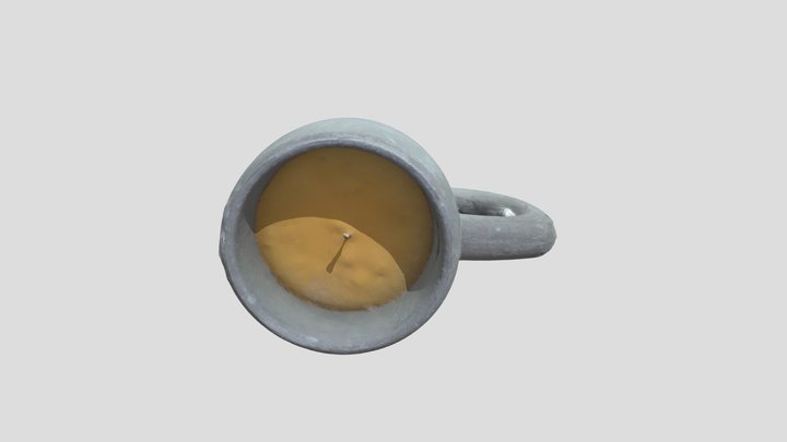 Object02_ MUG_CANDLE 3D Model