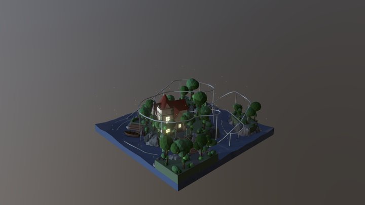 Attraction Painting LayerModel 3D Model