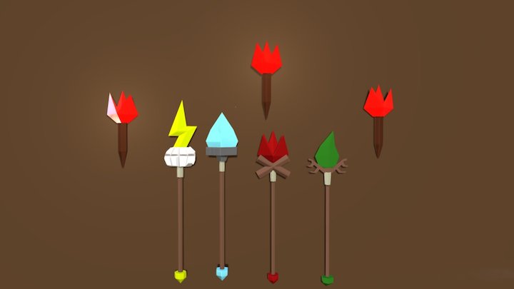 Staffs 3D Model