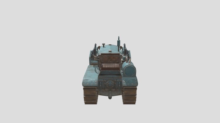 Bulldozer 3D Model