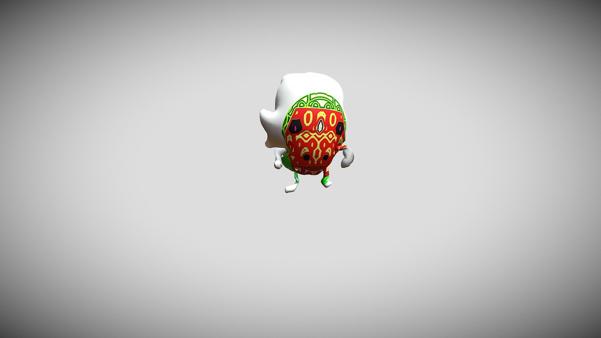 Custom generative art doll dancing