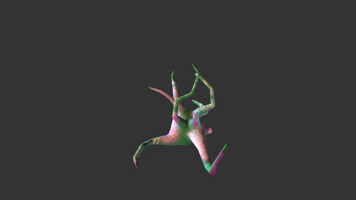 Lovecraftian Tentacle Monstter 3D Model