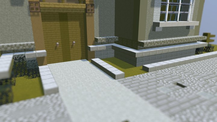 Minecraft model of a house 3D Model