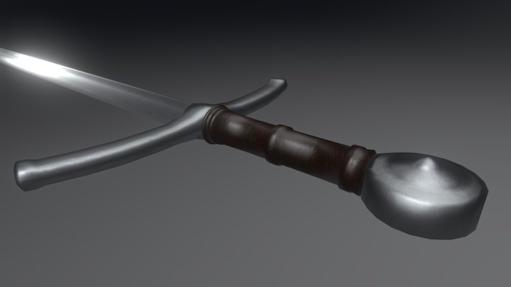 Sword LowPoly 3D Model