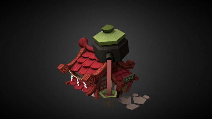 Tea House 3D Model